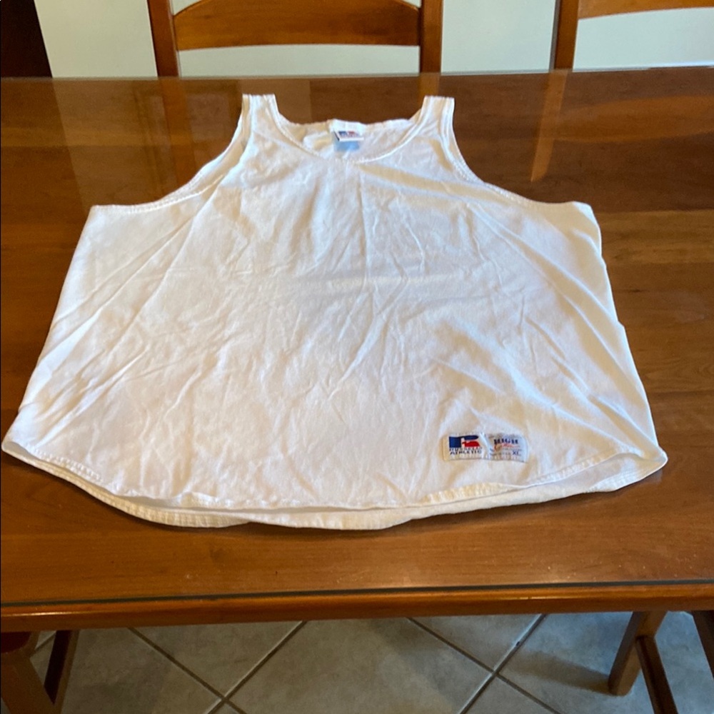 Russell Athletic Classic White Tank Top